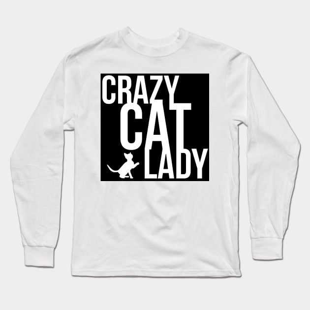 crazy cat lady Long Sleeve T-Shirt by inphocus